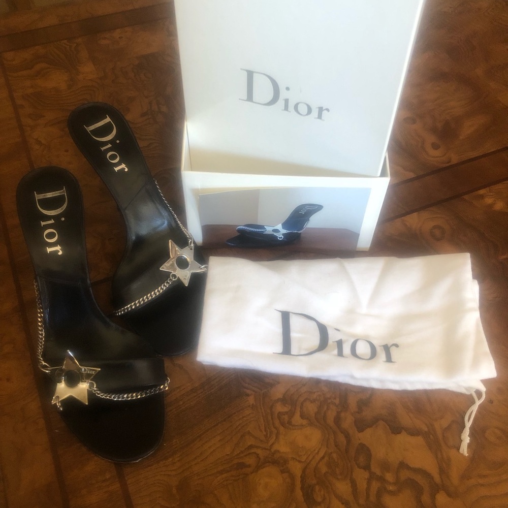 Dior Rock Star High Heel Sandals. Size 40.5